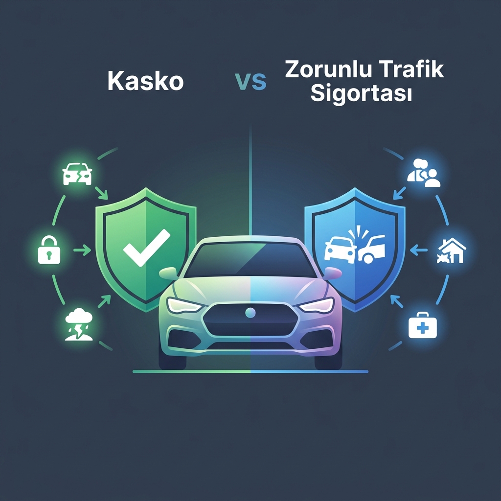 Kasko ve Trafik Sigortası Farkları: Hangisi Neyi Karşılar?